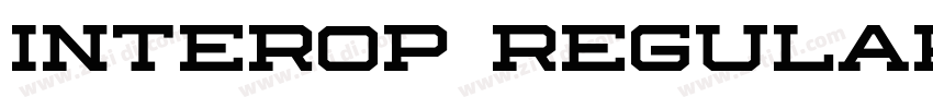 Interop Regular字体转换